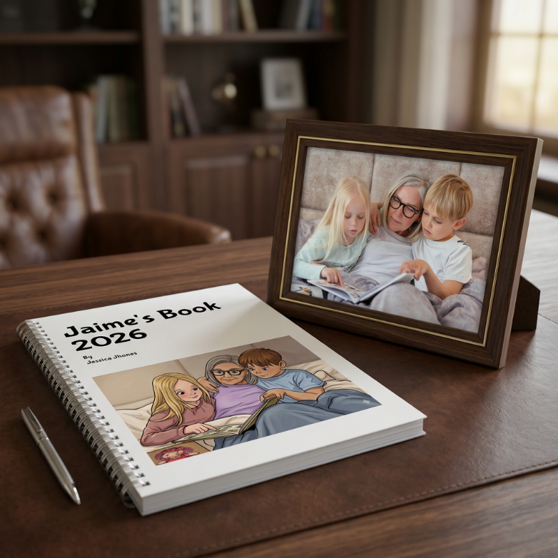 Personalized Family Coloring Book — Made From Your Photos